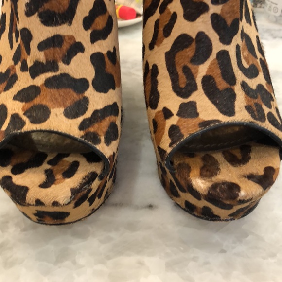 Steve Madden cheetah open toe platforms - Picture 5 of 6